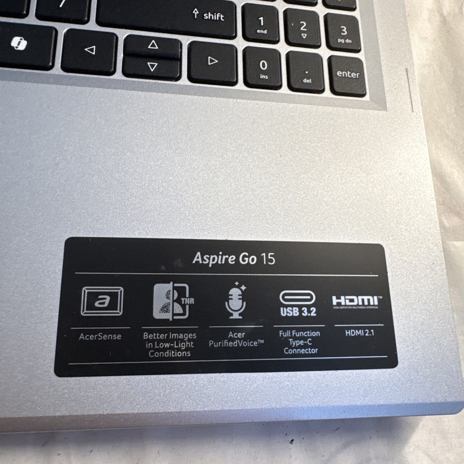 Acer Aspire Go 15 Notebook Intel N200 @1.1GHz 4GB DDR4 128GB SSD W11P