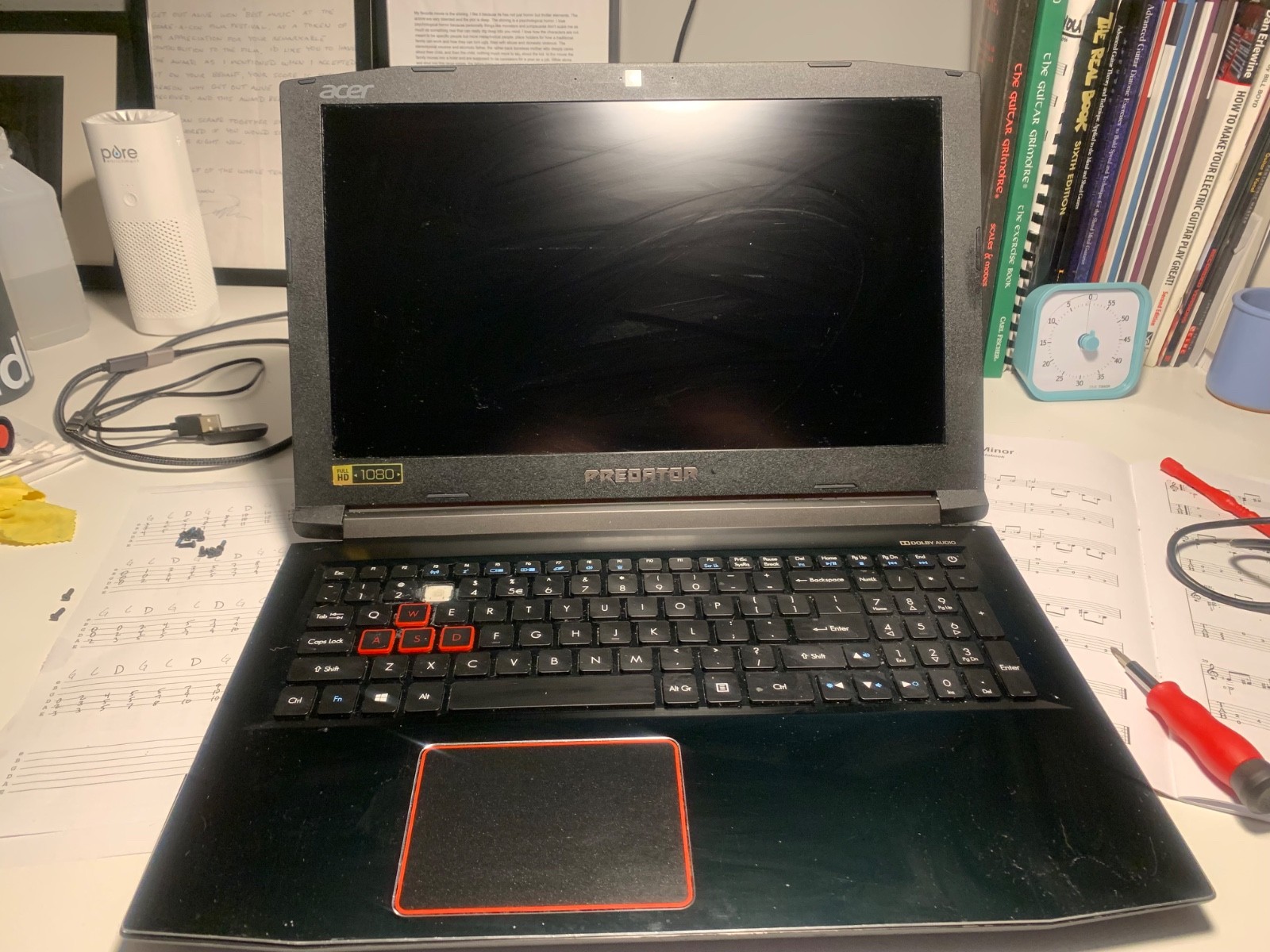ACER Predator G3-571/Gaming Laptop/Intel i7 7700HQ /NIVIDIA 1060/16GB/NO HD