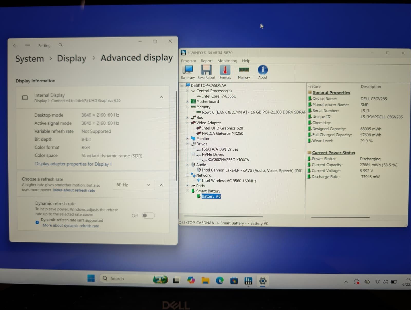 Dell Inspiron 15 7590 2n1 4K | i7 8th 16GB RAM 256GB SSD | NVIDIA MX250 Backlit