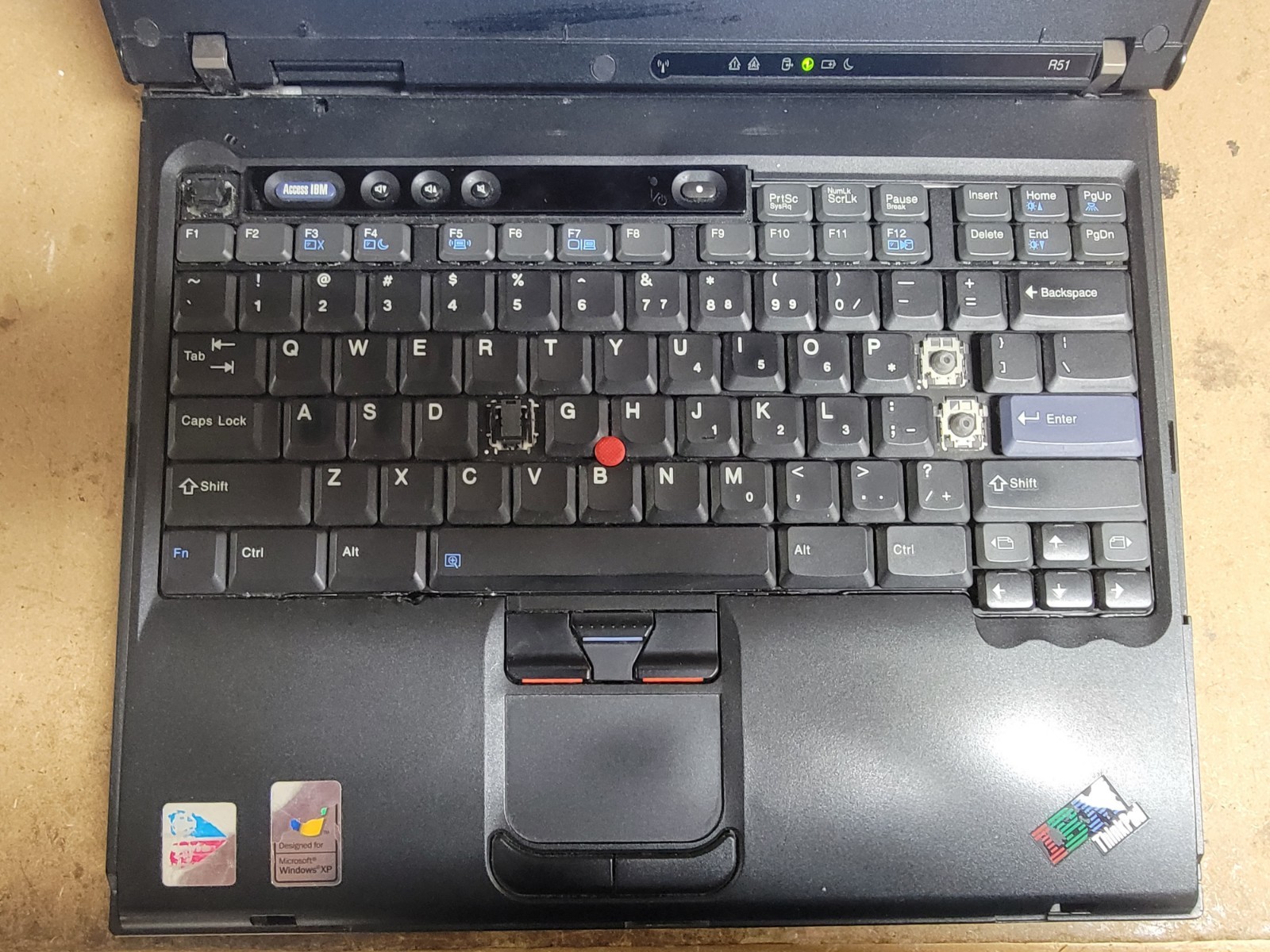 IBM THINKPAD R51 LAPTOP – PARTS ONLY – SEE DESCRIPTION