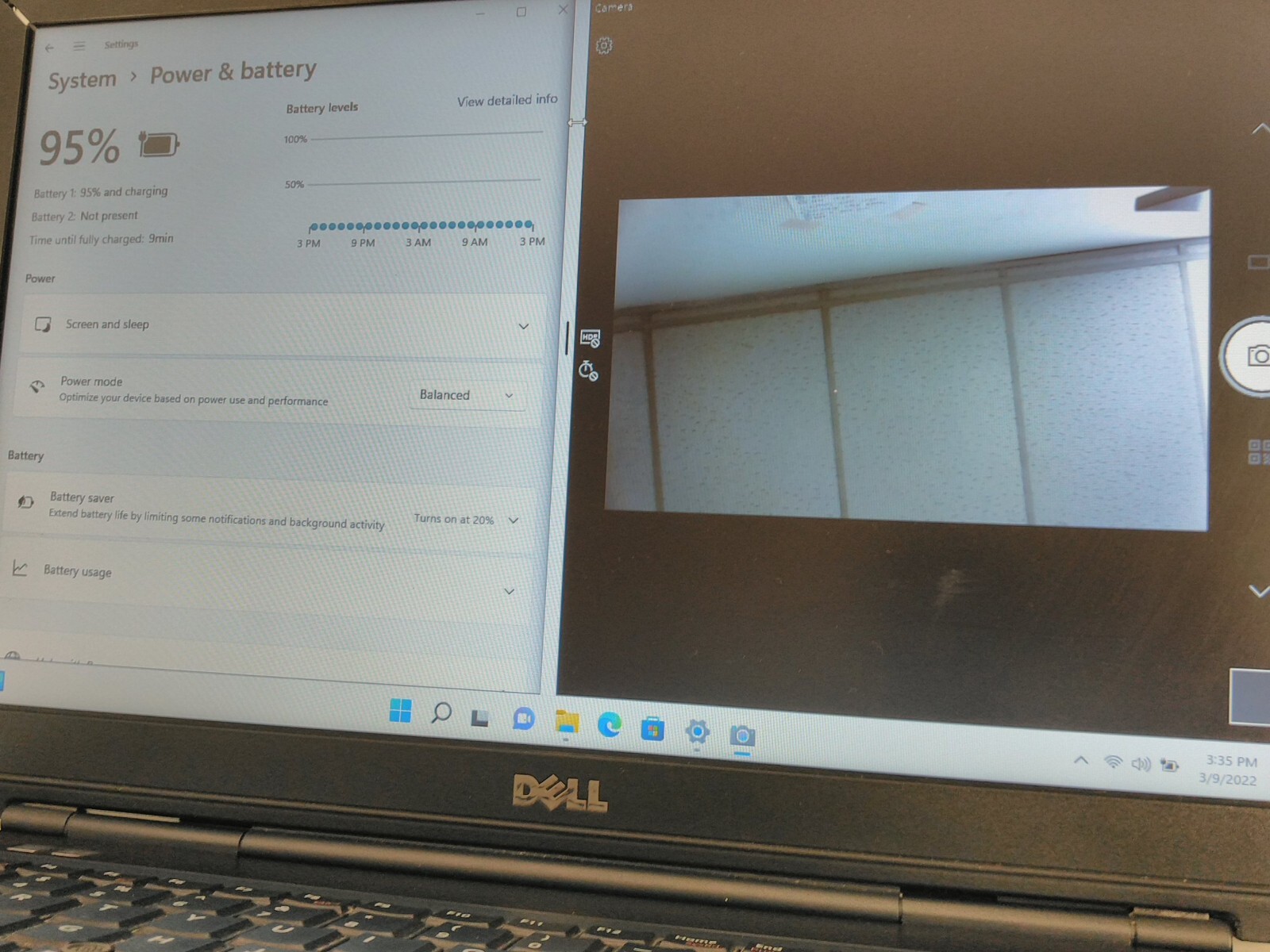 Dell latitude E5530 15.6” i5-3210M 2.5ghz 8gb ram 128gb ssd w11p charger FSYQFS1