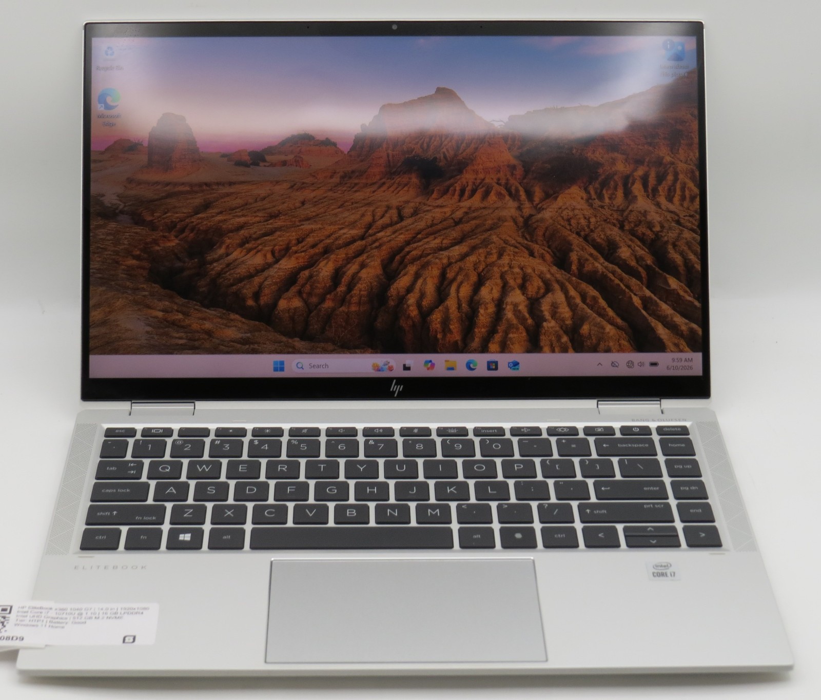 HP EliteBook X360 1040 G7 i7-10710U 16GB RAM 512GB m2 14″ Touch | Win 11