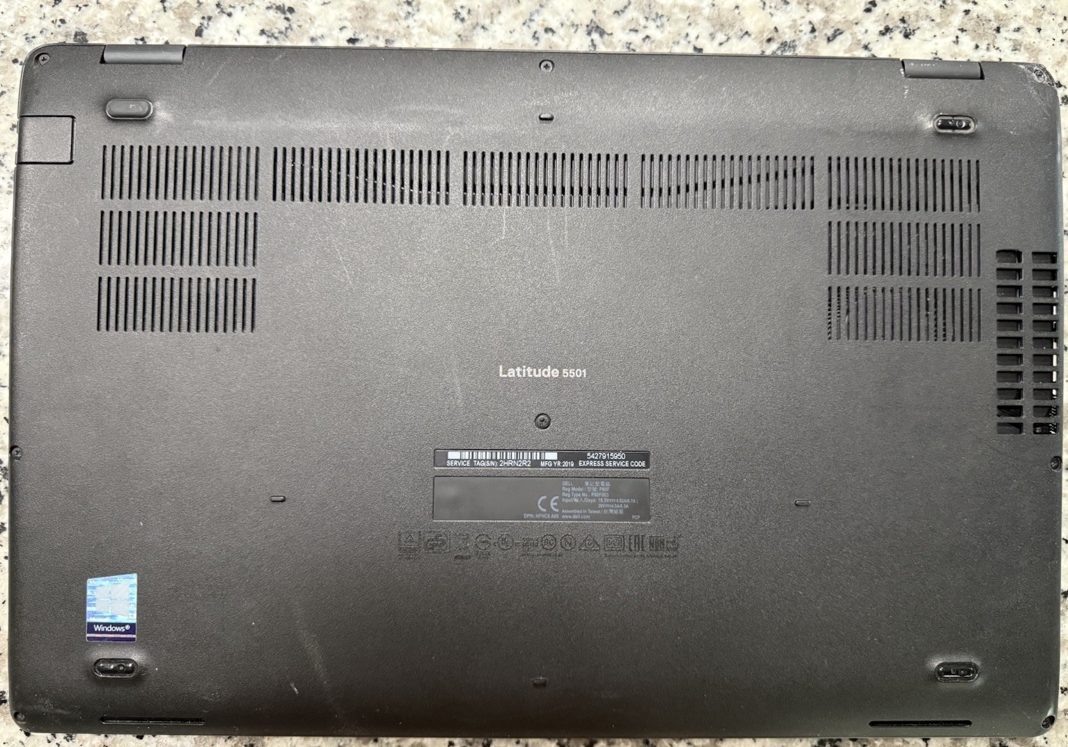 Dell Latitude 5501 15.6″ i7-9850H up 32GB RAM 2TB SSD Win11 Pro NVIDIA & Office