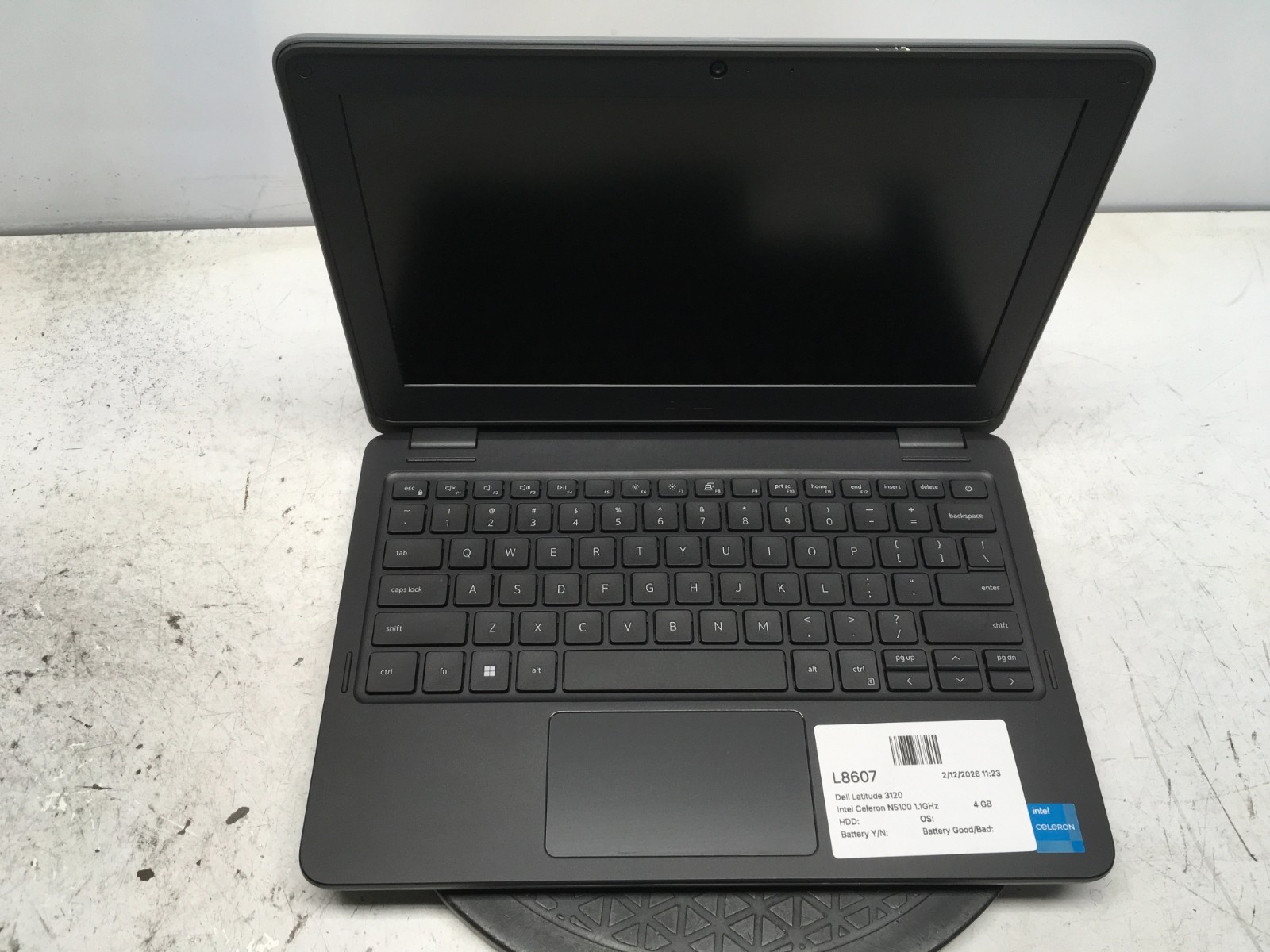 Dell Latitude 3120 Intel Celeron N5100 1.1GHz 4 GB NO HDD