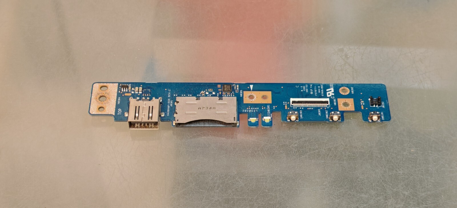 ASUS TP510 USB SD LED CARD VOLUME POWER ON POWER TP510UQ_IO BD REV. 2.0