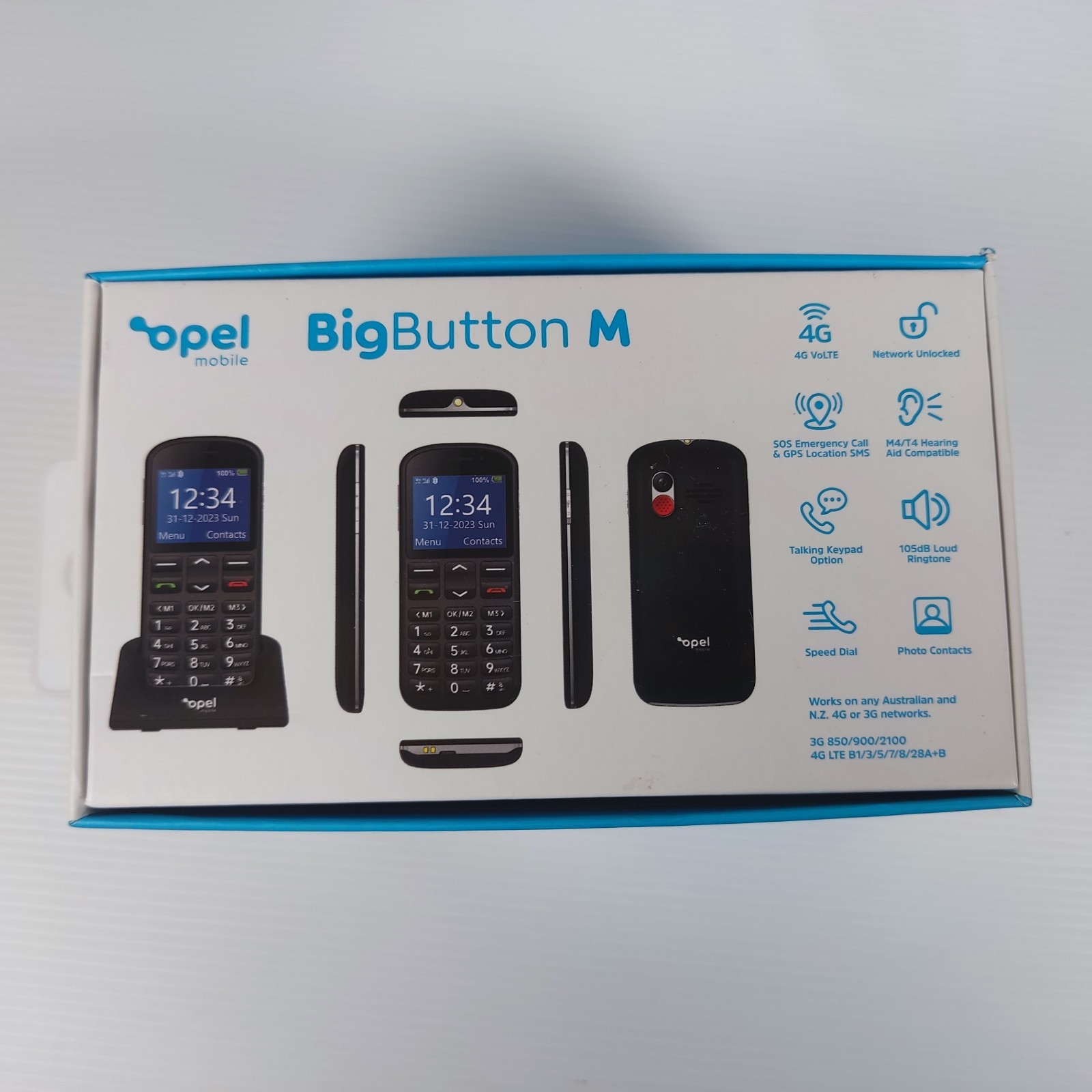 Opel Mobile BigButton M 4G (2.2”, Keypad, SOS Button) – Network Unlocked