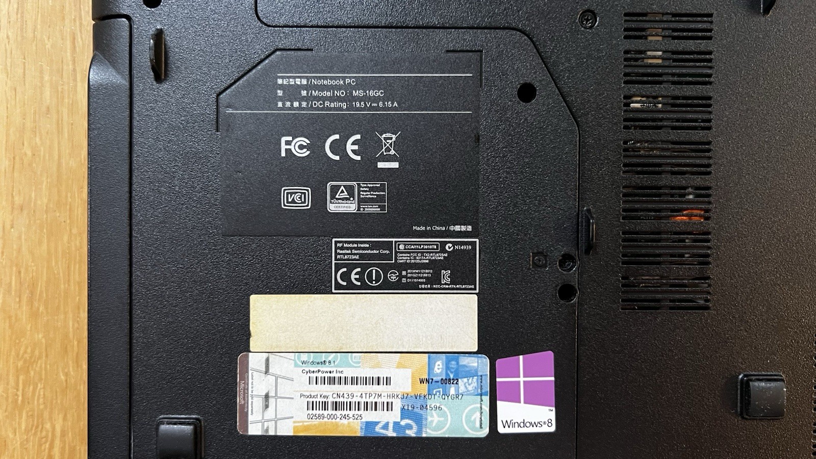 2013 CyberPowerPC Fangbook Evo HX6- Intel Core i7-4700MQ NVIDIA GeForce GTX 765M