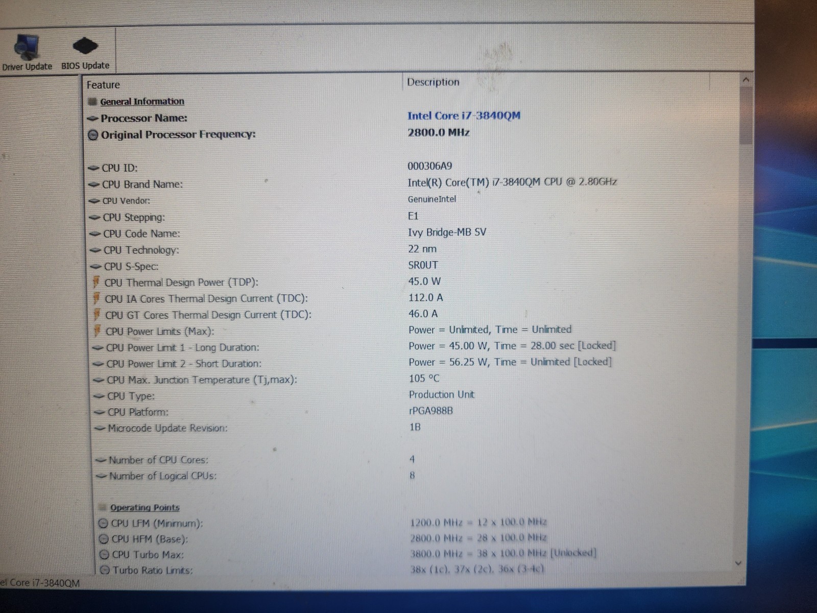 Dell Precision M4700 Laptop i7-3840QM 2.8GHz 16GB 500GB Hdd K2000M *READ