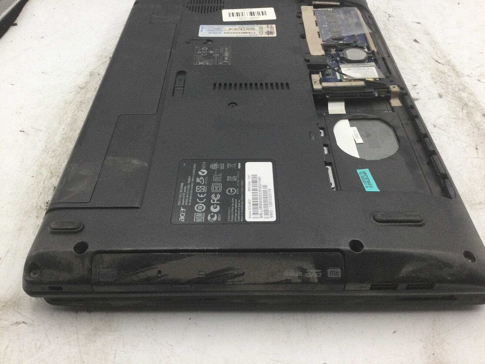 ACER ASPIRE 5733 – BOOTS TO BIOS – INTEL I3 M370 – 4GB RAM – READ DESCRIPTION-BB