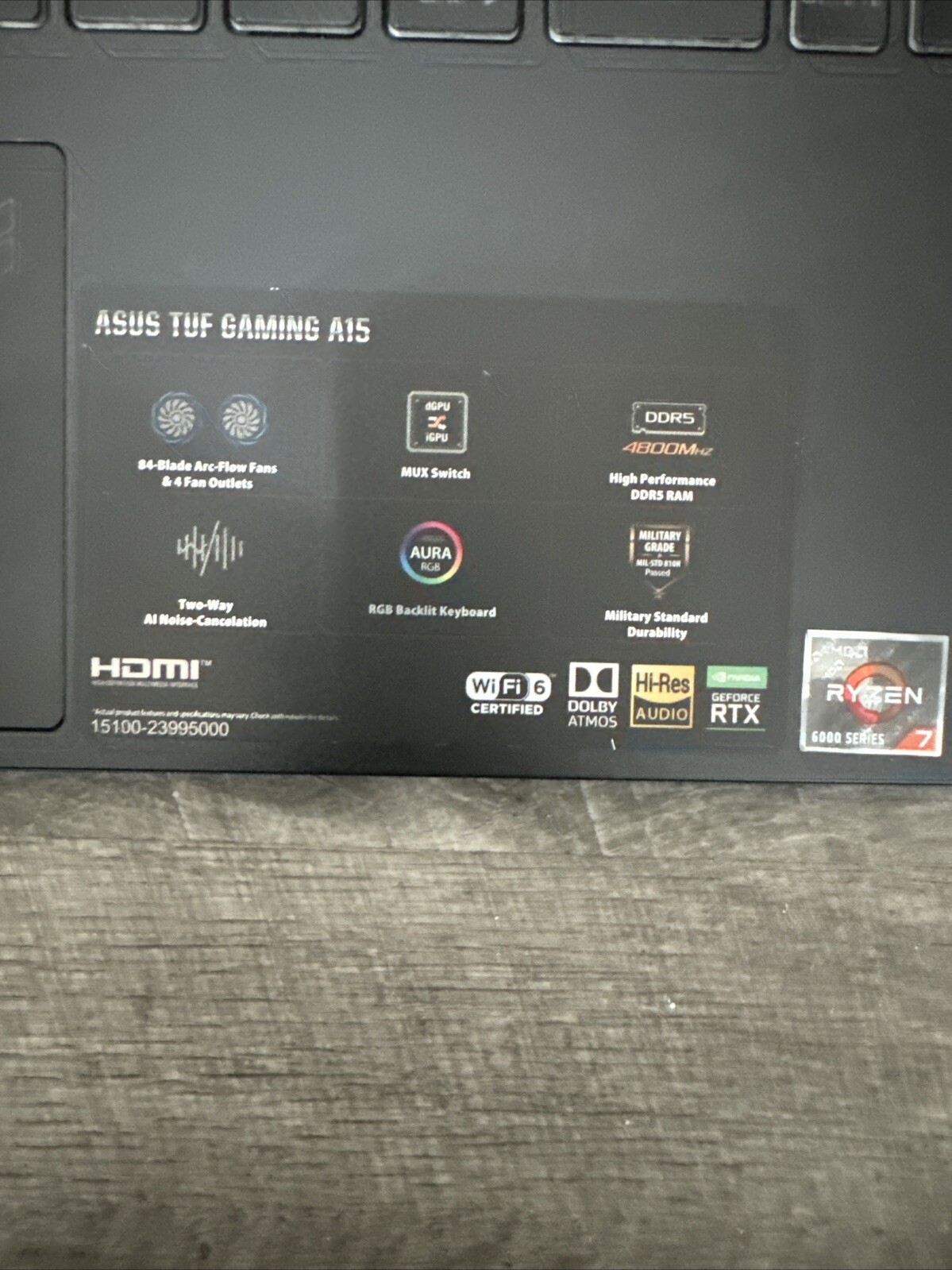 Asus Tuf Gaming A15