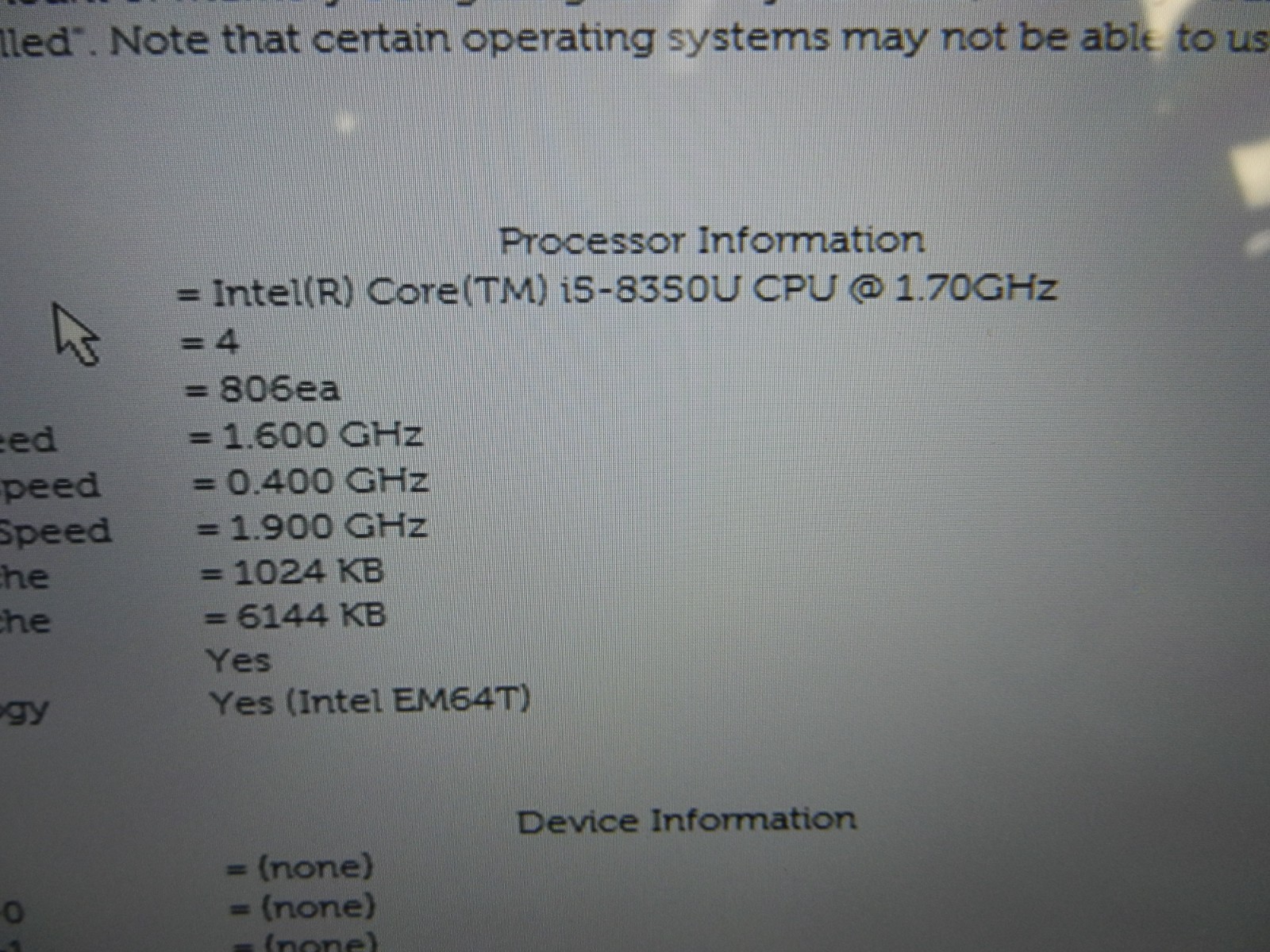 Dell 5290 2-IN-1 Tablet CORE i5-8350U @ 1.70Ghz / 8GB / No HDD – SCREEN ISSUES*