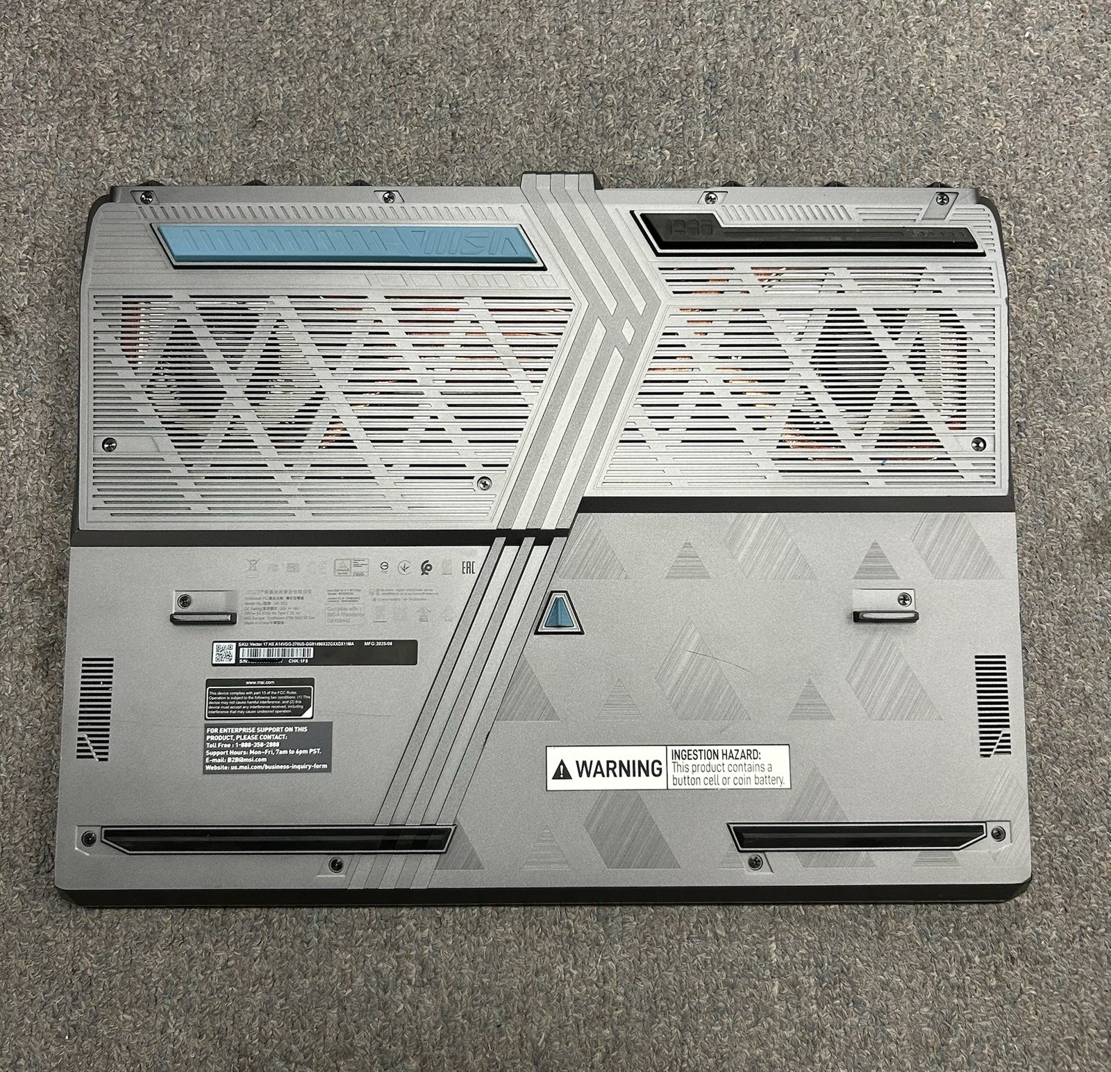 MSI Vector 17 HX A14V 17″ i9-14900HX 2.3GHz 32GB RAM 1TB SSD GeForce RTX 4070