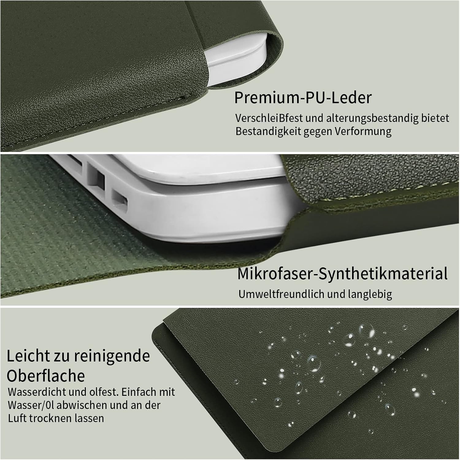 13.3-14″ Laptop Sleeve, Padded Case, Thin Portable Versatile Bag Compatible With