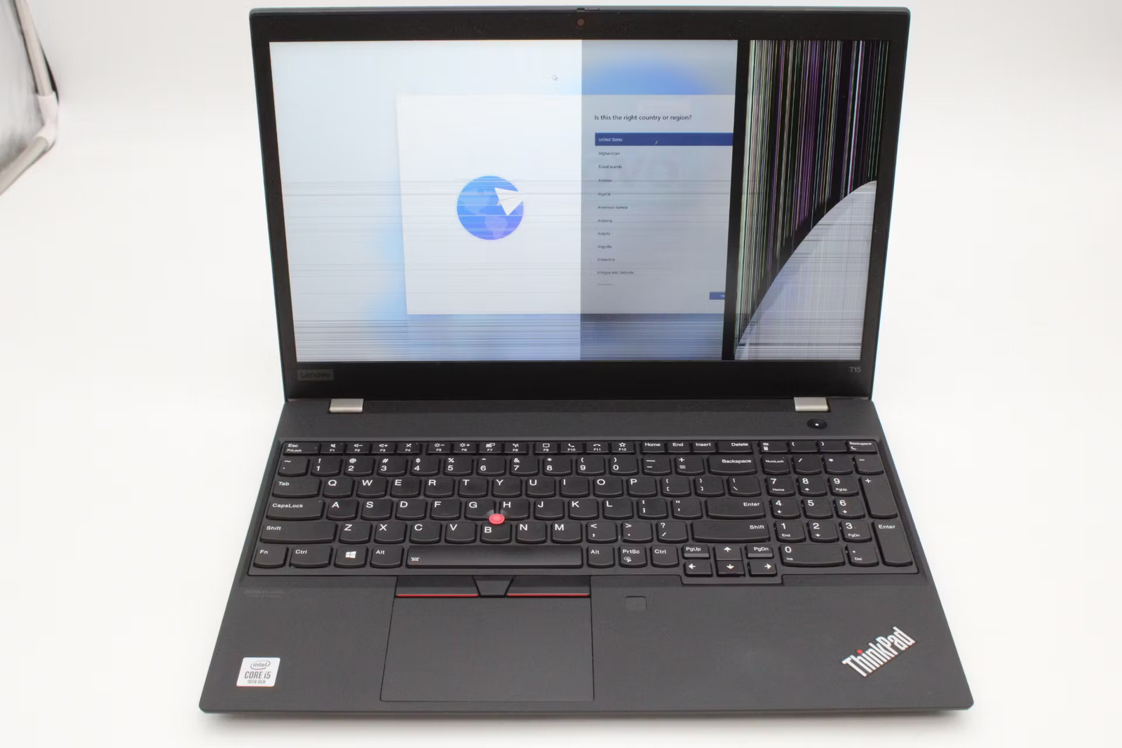 Lenovo ThinkPad T15 Gen 1 Used 15.5″ i5-10210U, 256GB NVMe, 8GB RAM
