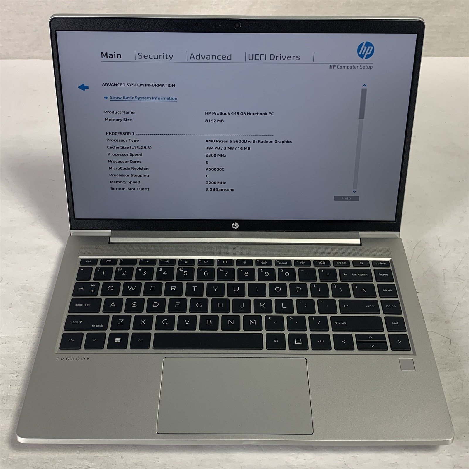 HP ProBook 445 G8 14″ Laptop Ryzen 5 5600U 2.3GHz 8GB – NO DRIVE