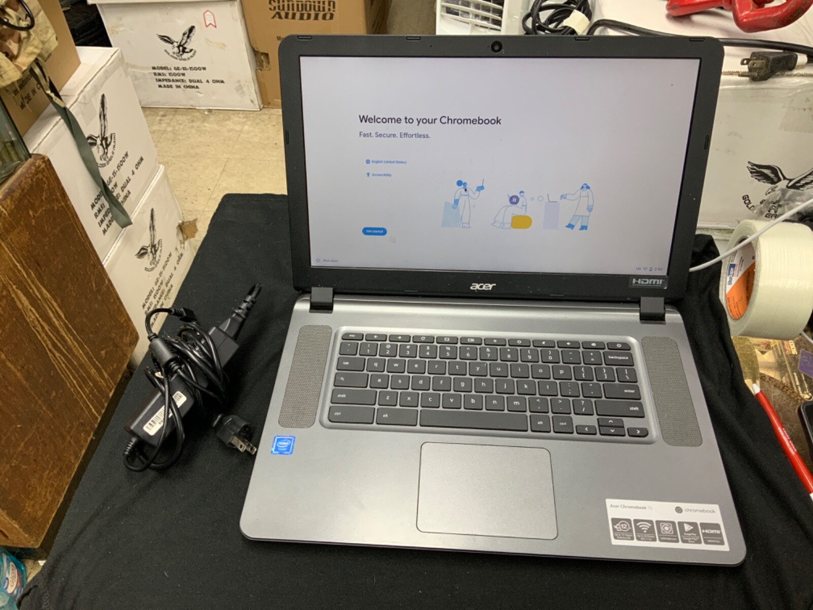 Acer Chromebook 15 16GB 15.6″ Screen Laptop CB3-532-C47C