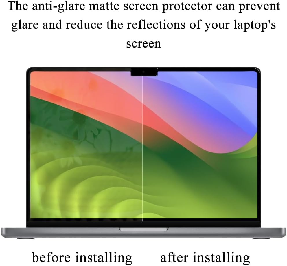 Matte Anti-Glare Screen Protectors 3-Pack for 13.6″ MacBook Air 2025-2026