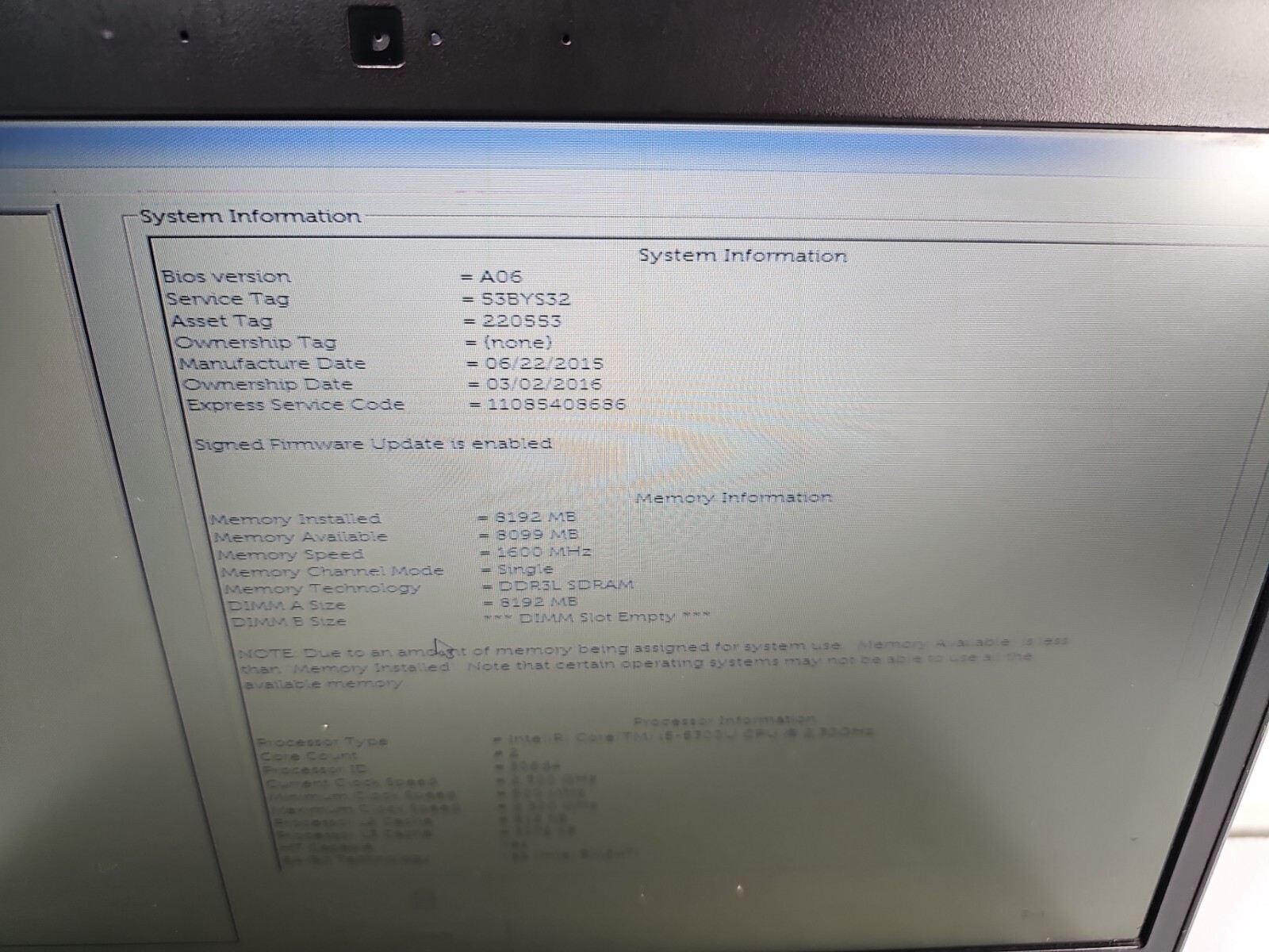 DELL Latitude E5450 14″ Laptop i5 2.30 GHz 8GB RAM READ Computer