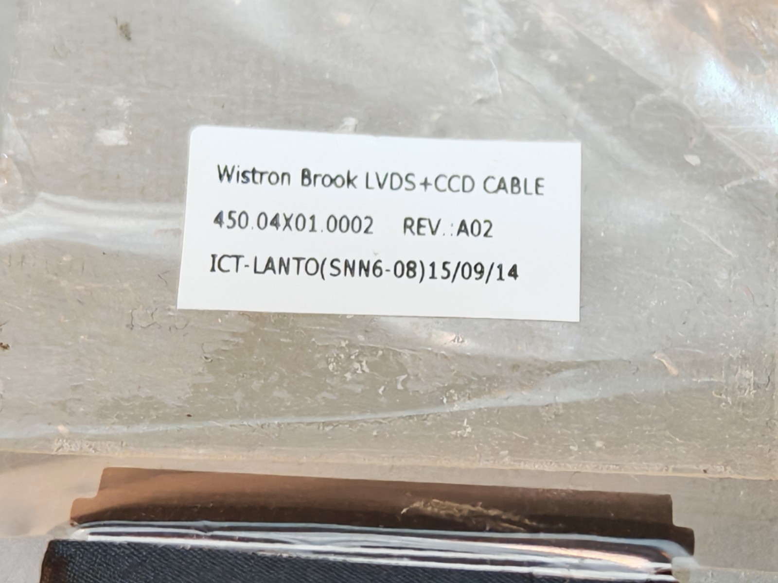 ACER E5-772 E5-752 E5-722 E5-773 FLAT FLEX VIDEO CABLE LVDS 450.04X01.0002