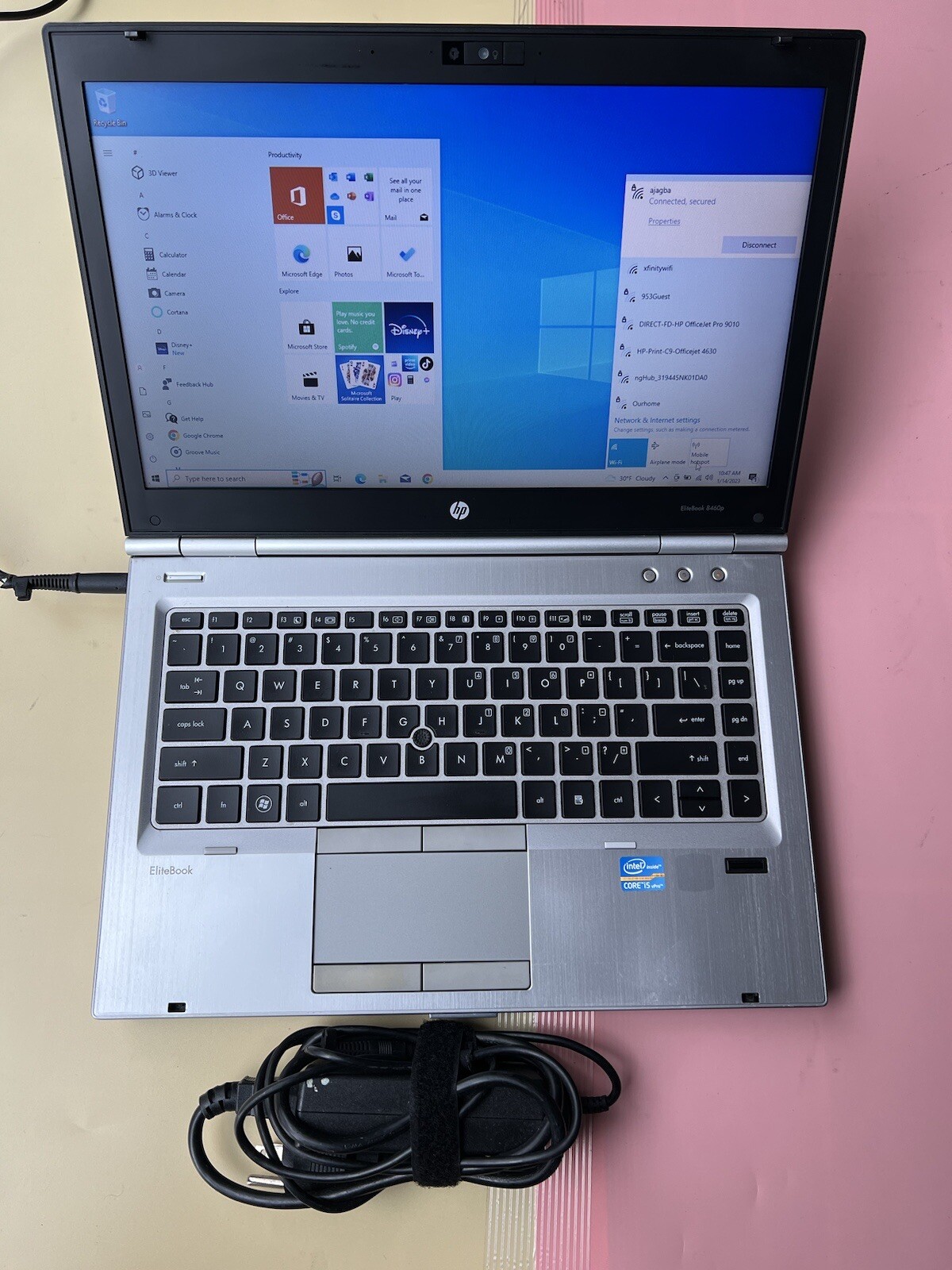 HP Elitebook 8460p 14” Core i5-2540M 2.6GHz 6GB RAM 500GB HDD WEBCAM BLUETOOTH