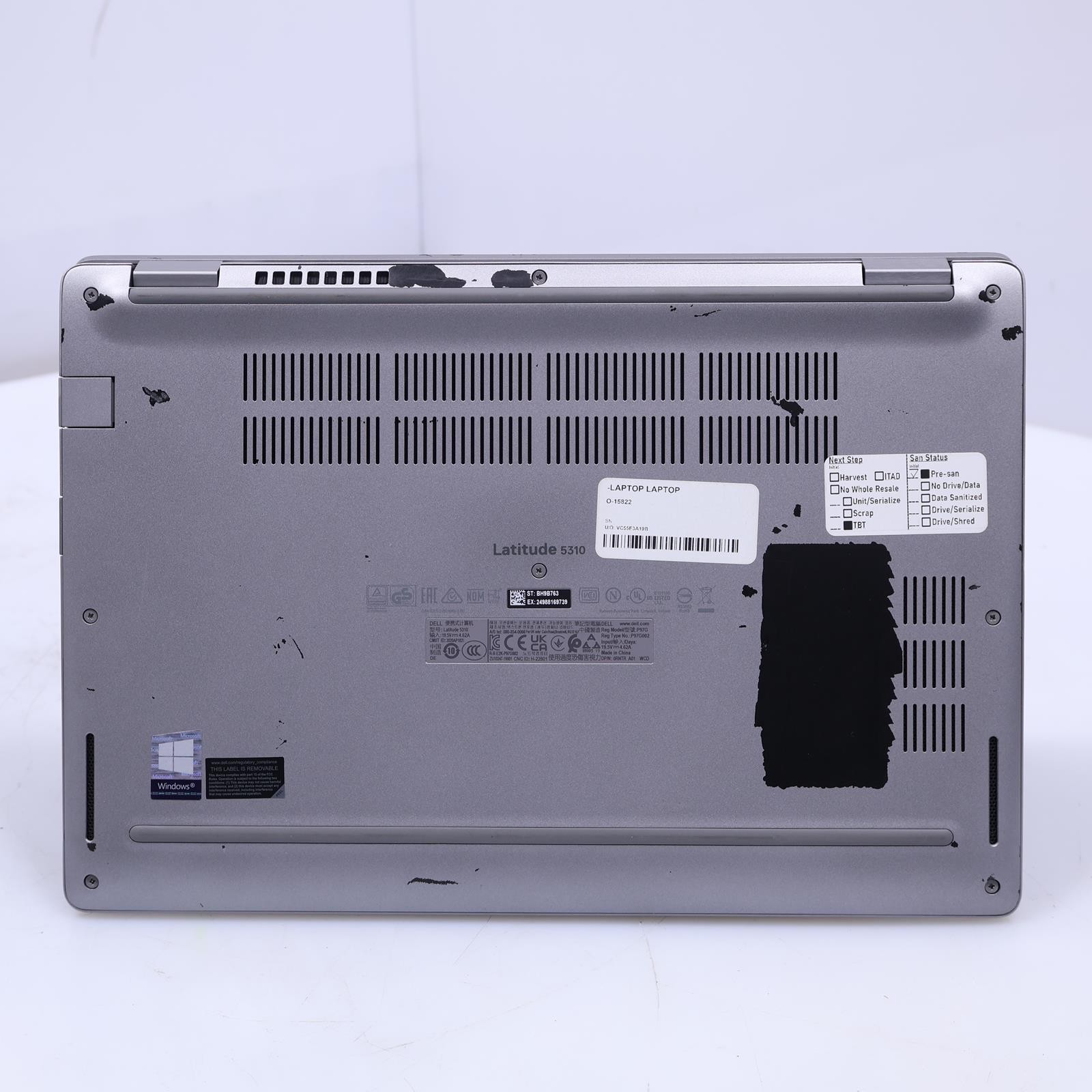 Dell Latitude 5310 Intel Core i5 10th Gen 16GB RAM No Drive/OS/Battery Laptop