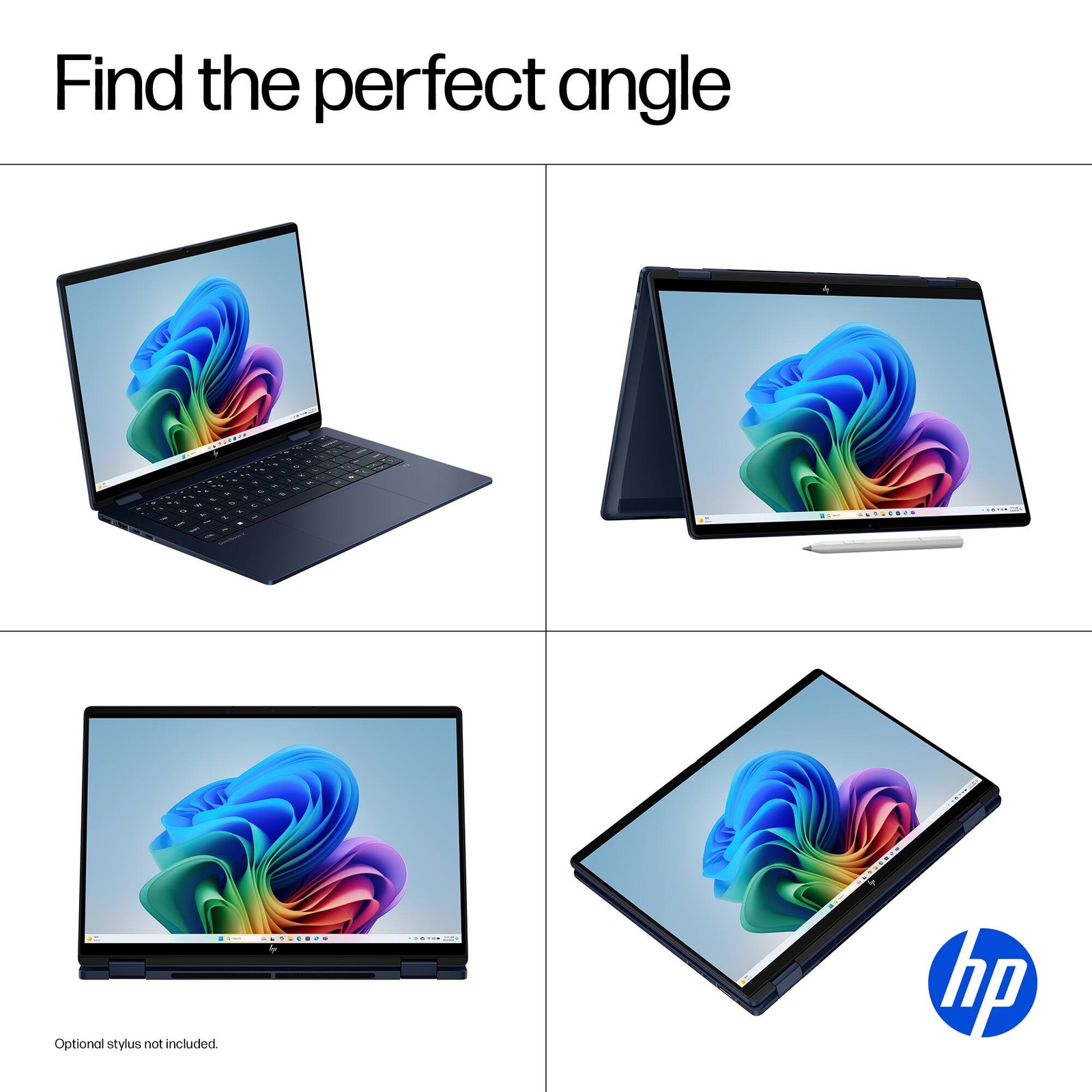 HP – OmniBook X Flip 2-in-1 – Copilot+ PC – 14″ 2K Touch-Screen Laptop – Inte…