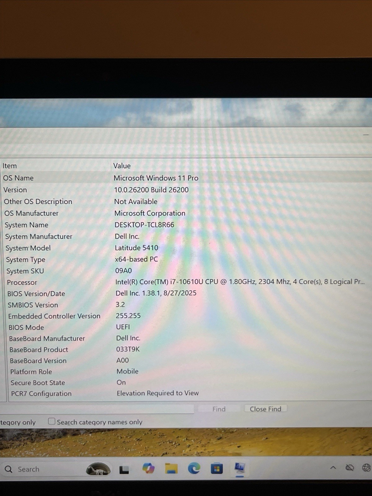 Dell Latitude 5410 i7-10610U 1.80GHz 4/256GB Win11P UHD 14″ scratched cover #186