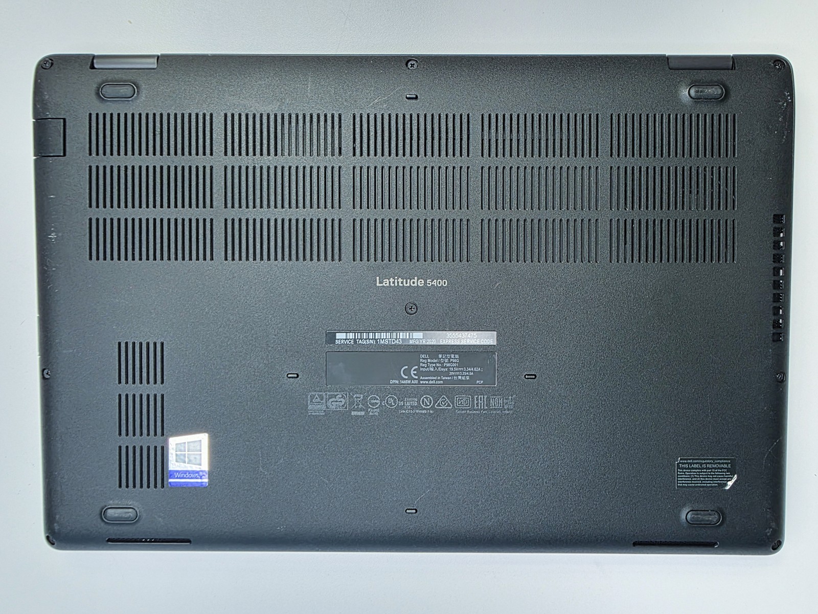 Dell Latitude 5400 14″ Touch i5-8365U 16GB 256GB NVMe Backlit Win 11 Pro