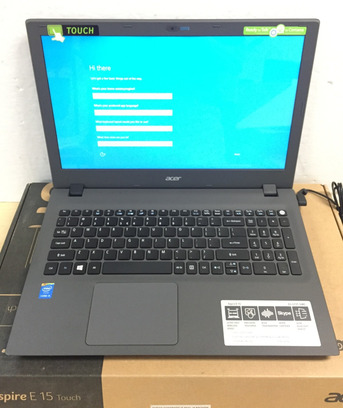 *Bad Batte* Acer Aspire E 15 E5-573T-59RC 15.6 Touch Laptop/i5-5200U/8GB/1TB HDD