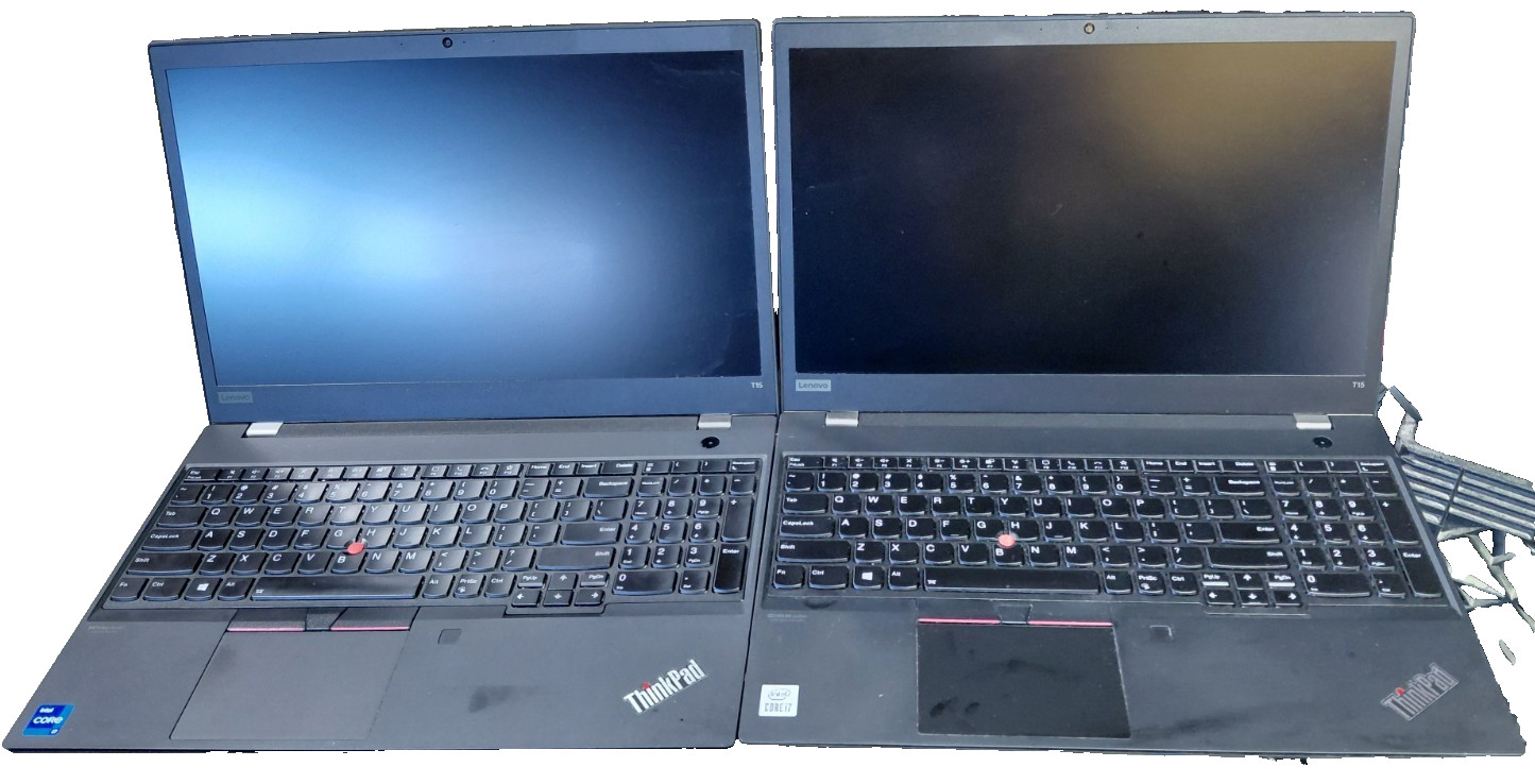 Lenovo ThinkPad T15 Gen 1 i7 8GB RAM + T15GEN 2 i7-8GB RAM(LOT 2 UNITS)