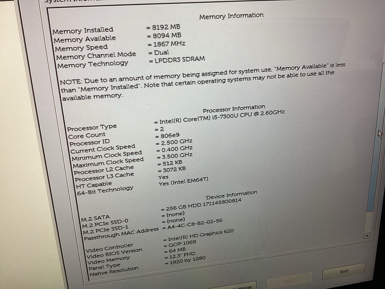 Dell Latitude 5285 2 in 1 Laptop i5-7300U 256GB 8GB & Targus Case – UNTESTED