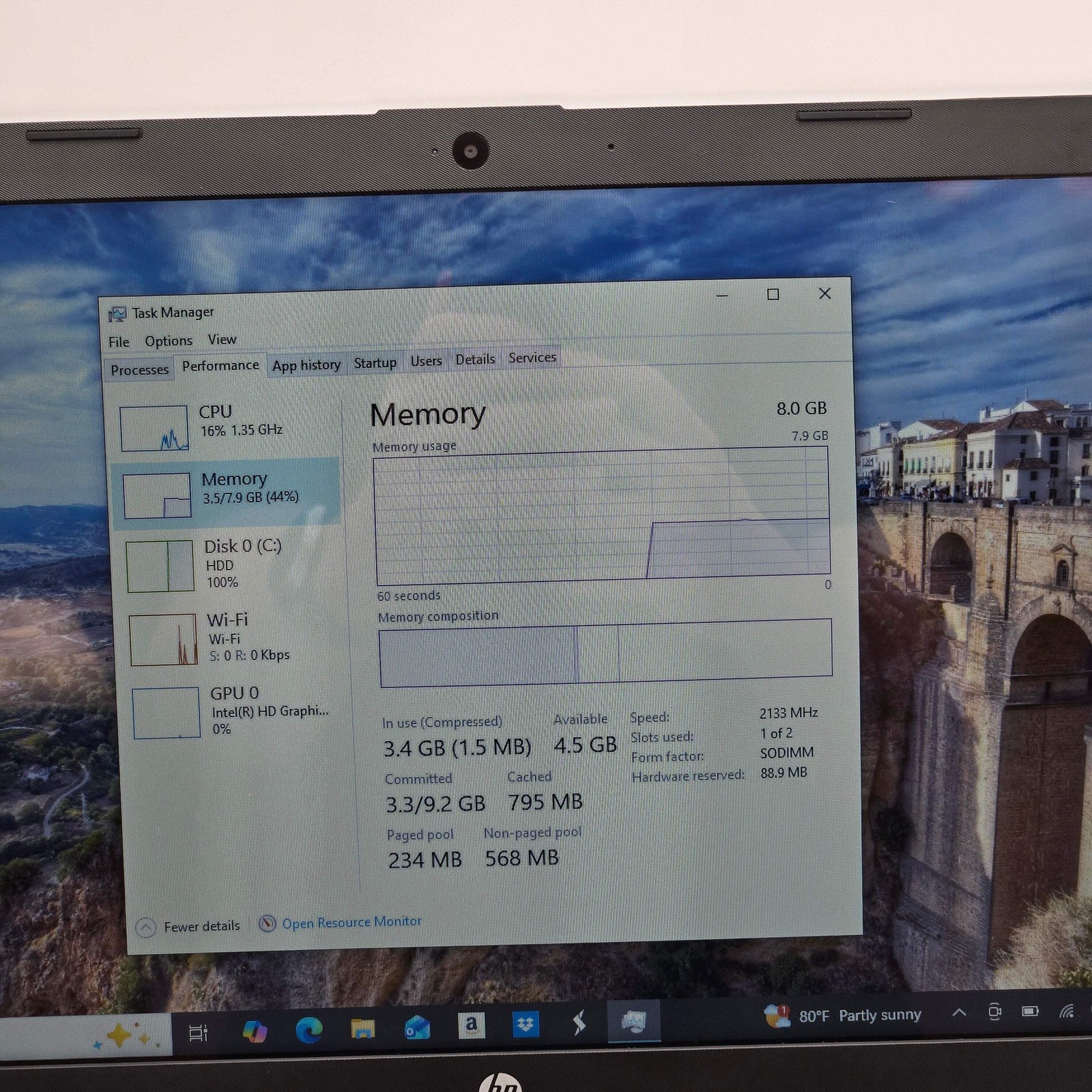 HP Laptop 15-da0046nr 15″ Touch Core i3 7th Gen 8GB RAM 1TB – For Parts *READ*