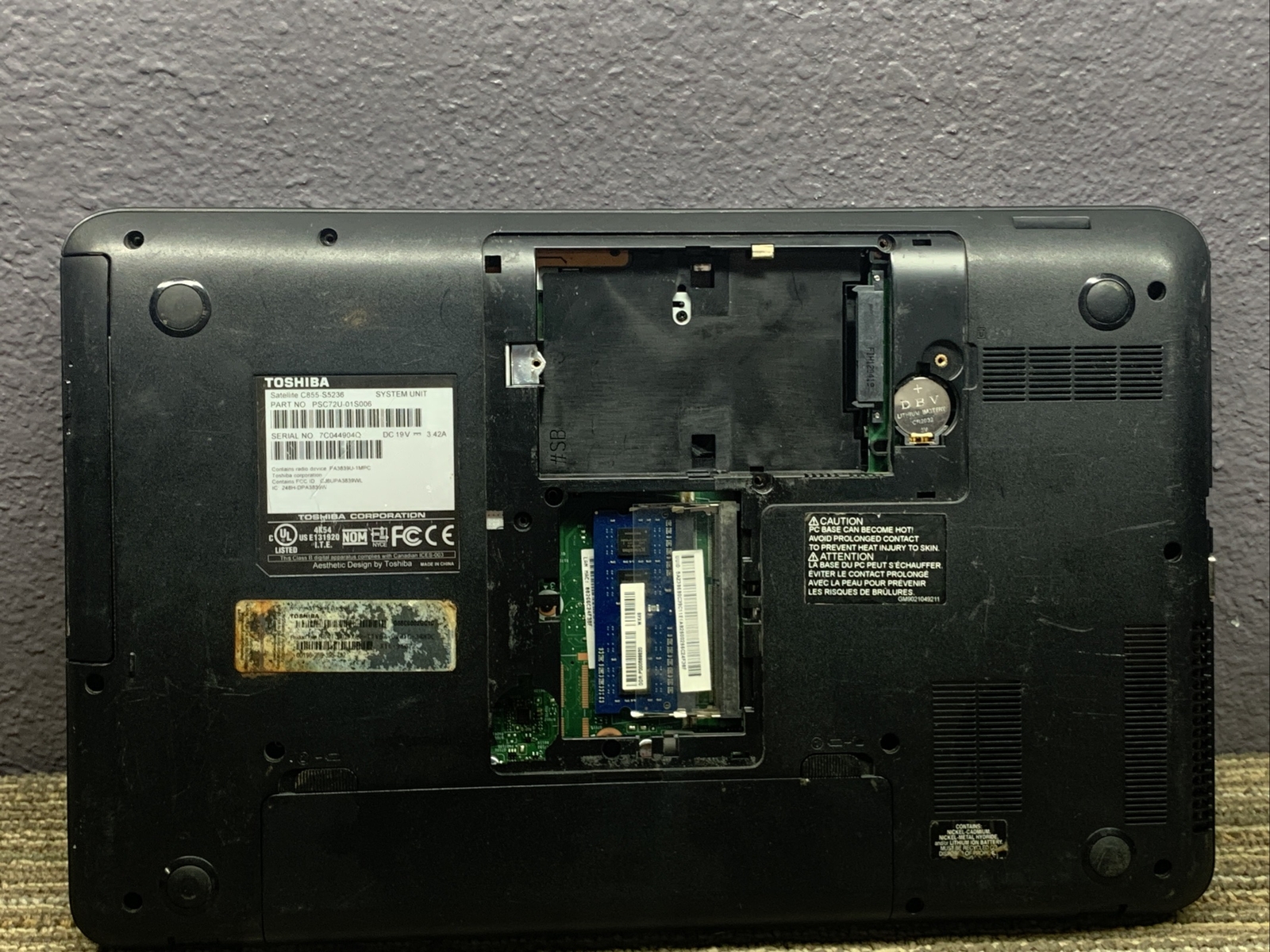 Acer Aspire 5733-6424 Laptop ASIS Intel Pentium I3 Processor 505