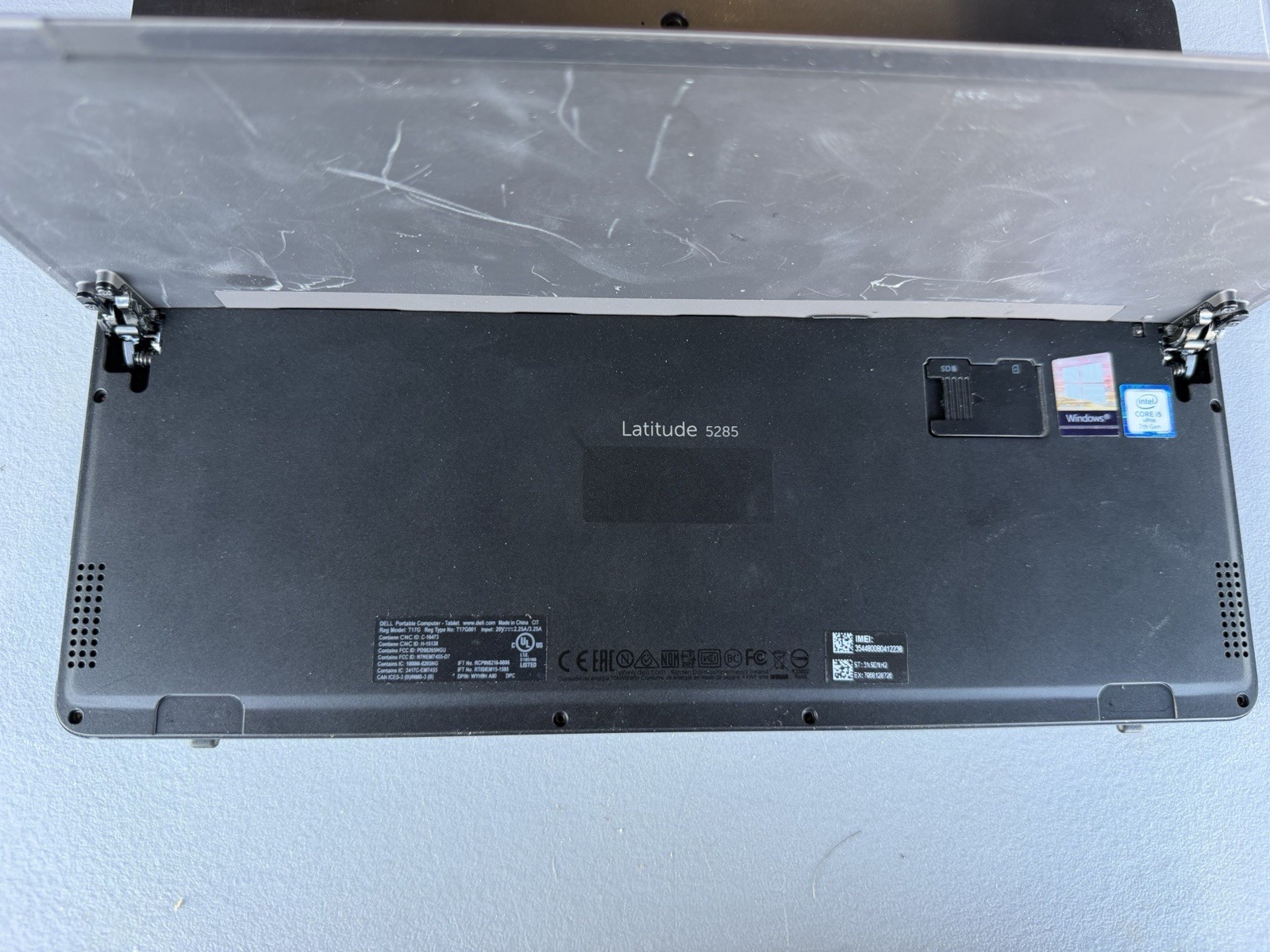 Dell Latitude 5285 2-in-1 i5-7300U 8GB RAM NO OS/SSD/HDD