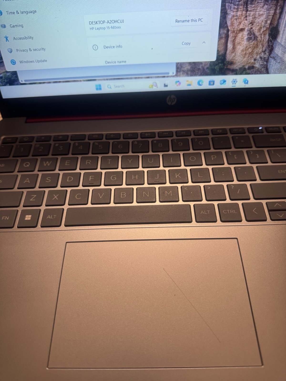 HP Laptop 15-fd0083wm 15.3 N200 1.0GHz 4GB RAM 128GB SSD Trackpad Does Not Work