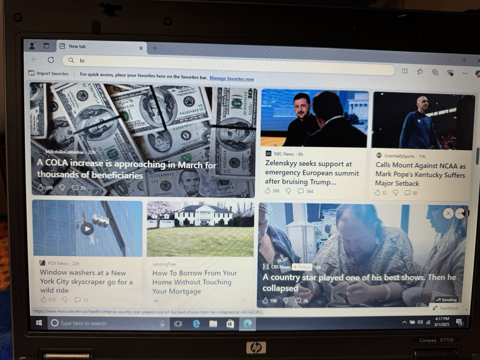 HP 6710b 15.4”, Win10pro, Intel C2D 2.20, 150 GB, 2.5 GB, DVD-RW, Wifi, #005