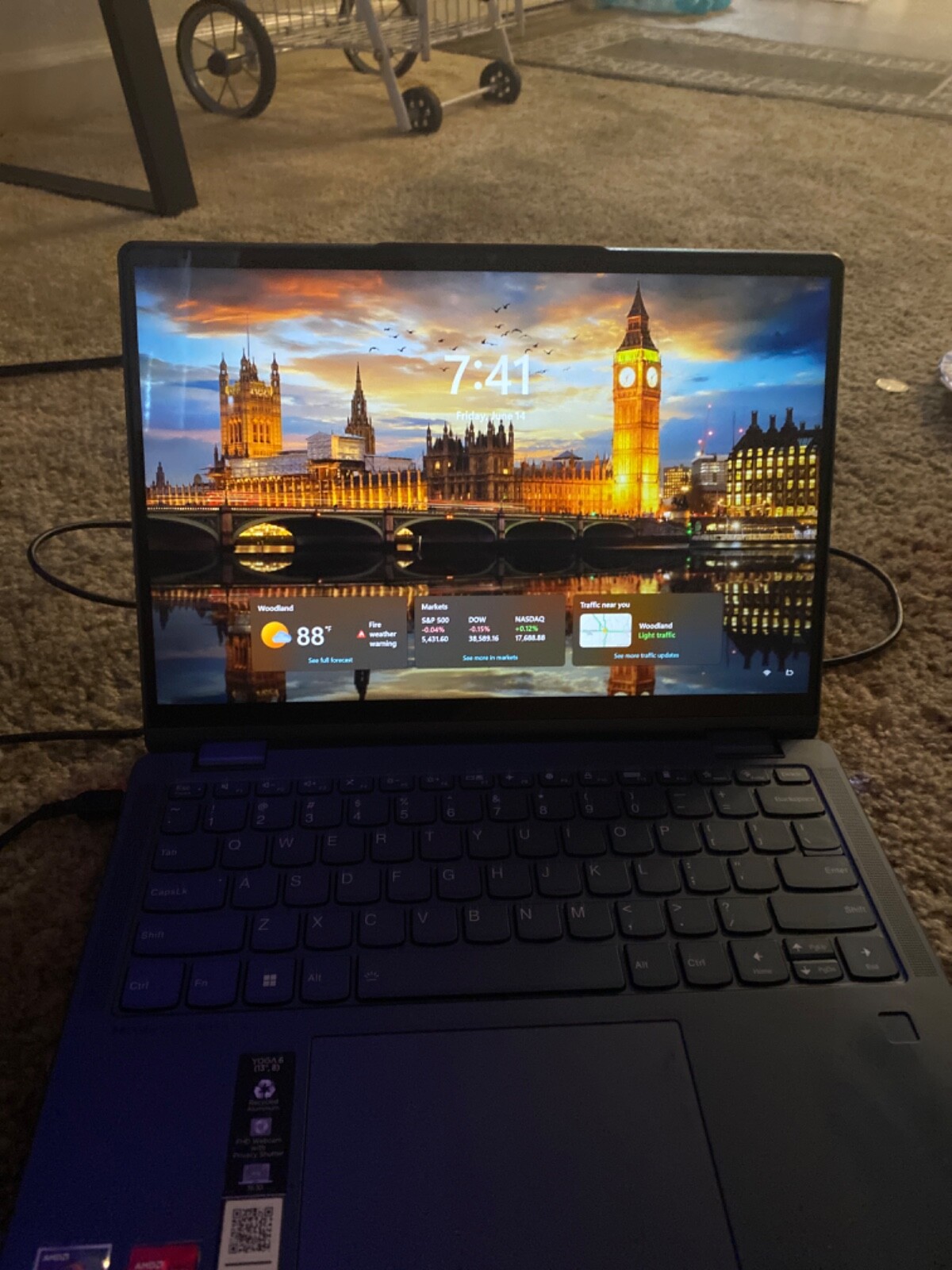 Lenovo Yoga 6 13ABR8 13.3” (512GB SSD, AMD Ryzen 5 7000 Series, 4.50 GHz, 8GB)