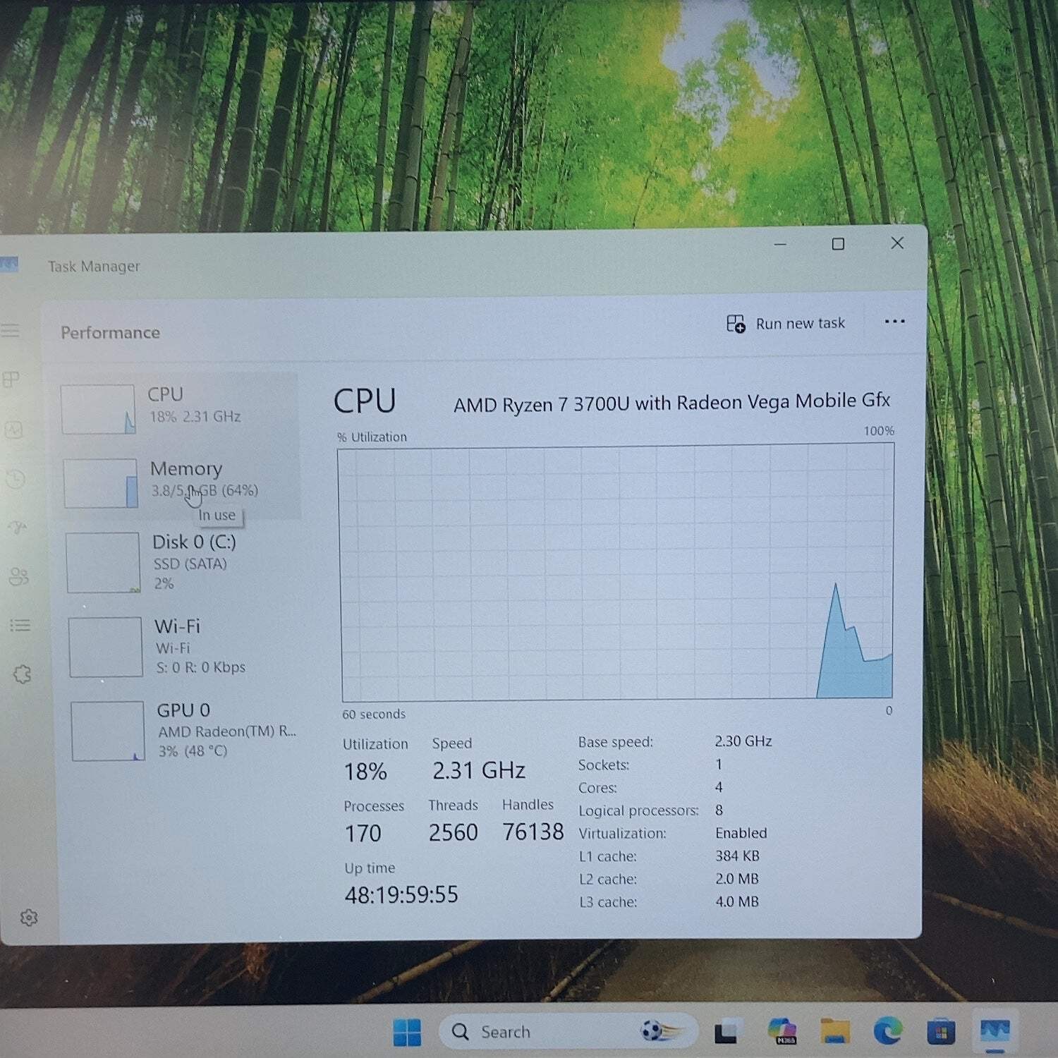 Lenovo ThinkPad E595 20NF001HMH 15.6″ Ryzen 7 3700U 2.3GHz 8GB RAM 512GB SSD