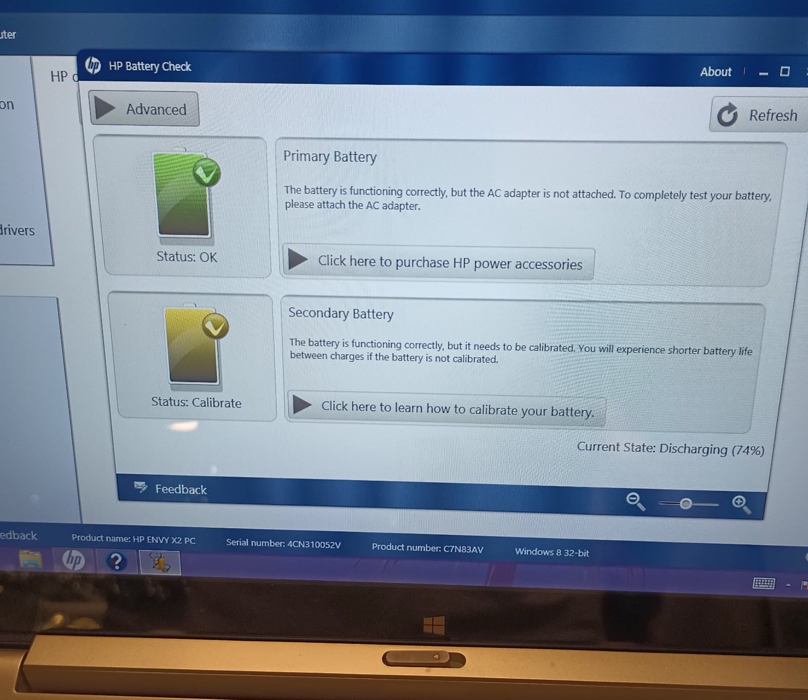 HP Envy x2 Detachable Tablet/Laptop