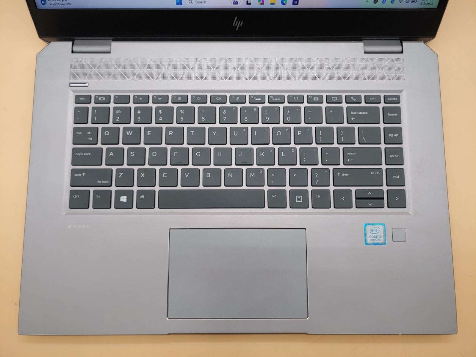 HP ZBook Studio G5 15.6″ i9-8950HK 16GB 512GB Win11Pro QuadroP2000 *NO A/C*READ*