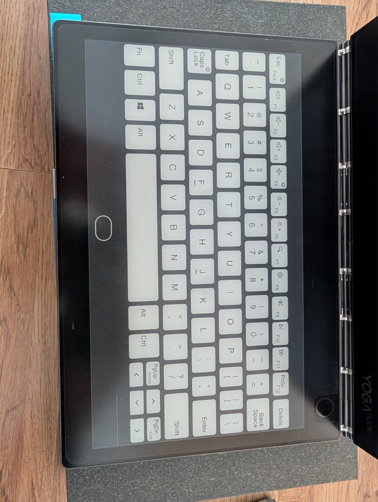 Lenovo Yoga Book Model No. C930 YBJ912F QHD And Eink Screens