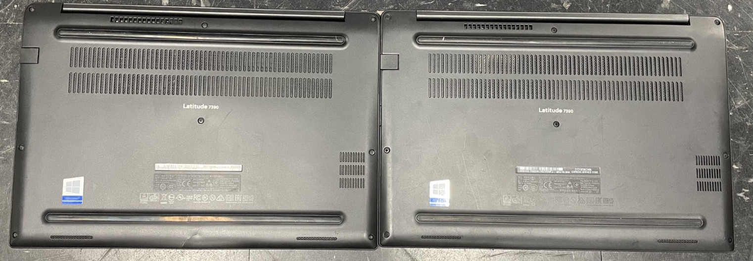 Lot of 4 Dell Latitude 7390 13″ I7-8650U 1.90GHz NO SSD OR RAM *SOLD-AS-IS