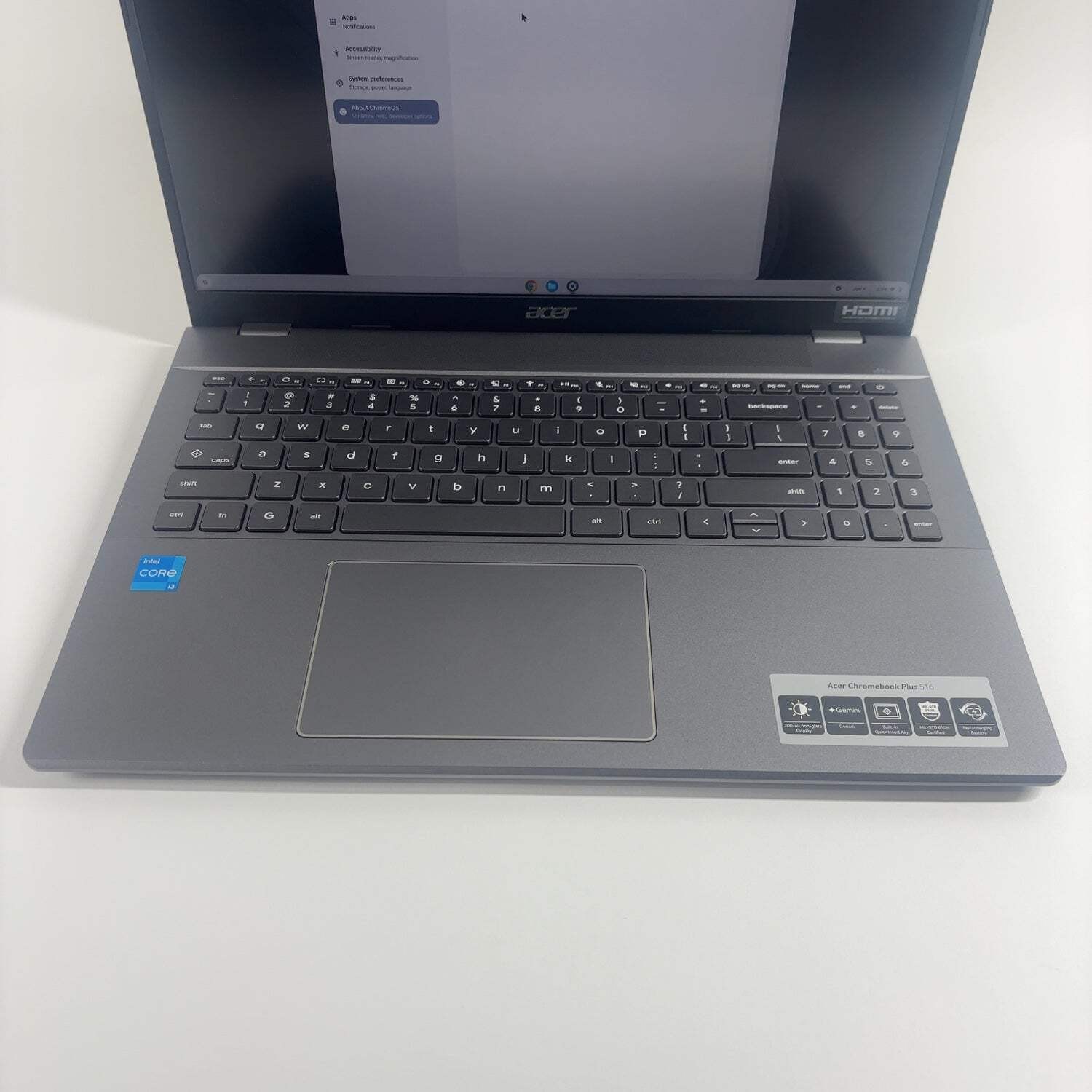 Asus CHROMEBOOK PLUS 516 N25Q12 16″ i3-1315U 1.2GHz 8GB RAM 128GB