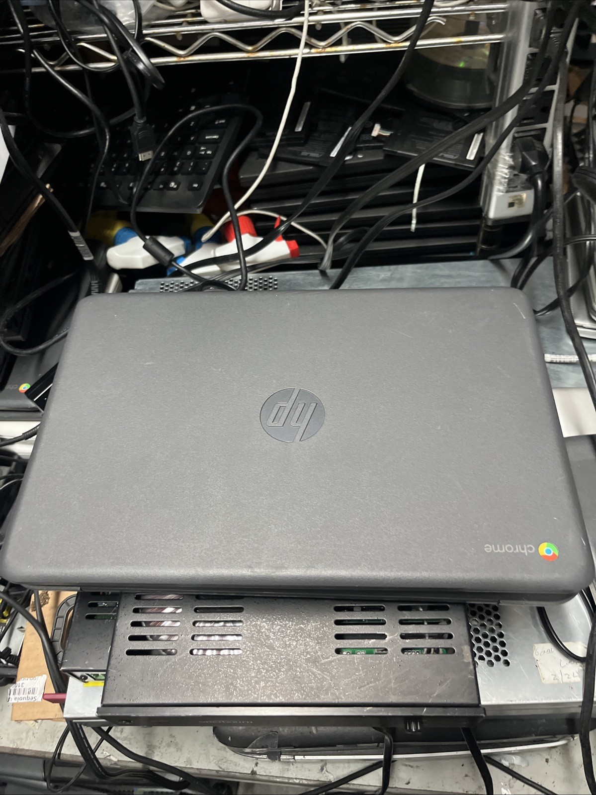 Lot of 20 HP Chromebook 14A G5 4GB RAM 32GB eMMC AMD CPU Good Battery + Adapter