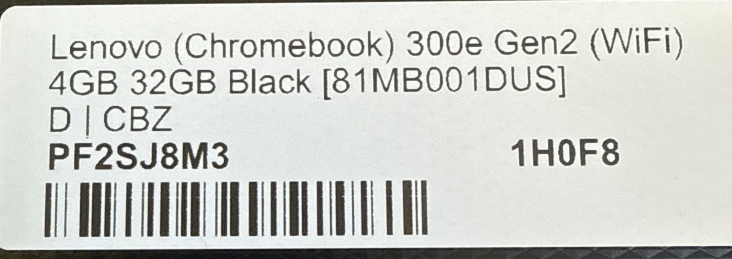 Lenovo Chrome Book Touchpad EXCELLENT CONDITION