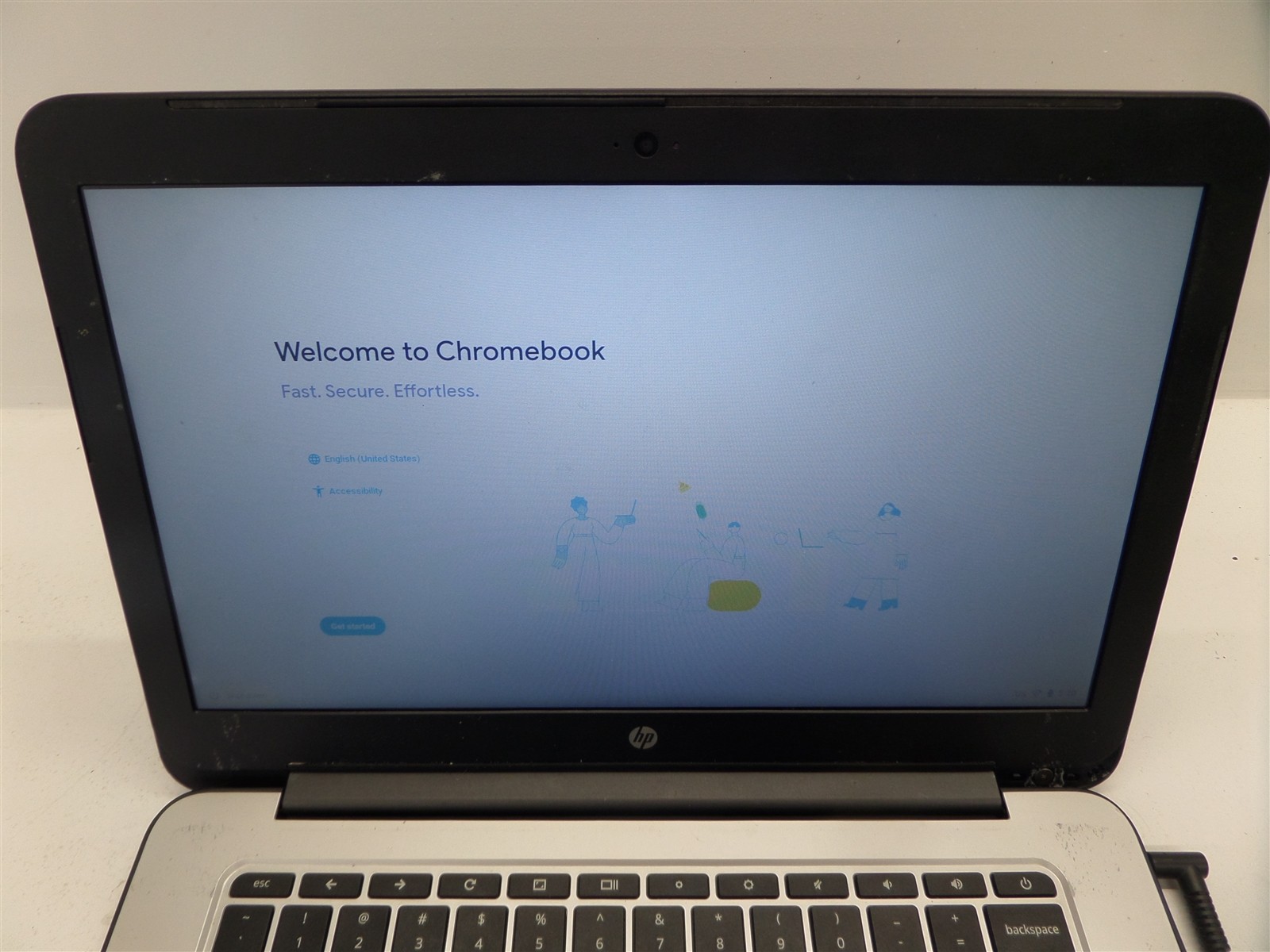 HP 14″ Chromebook 14 G44GB RAM T4M33UT#ABA 32GB eMMC