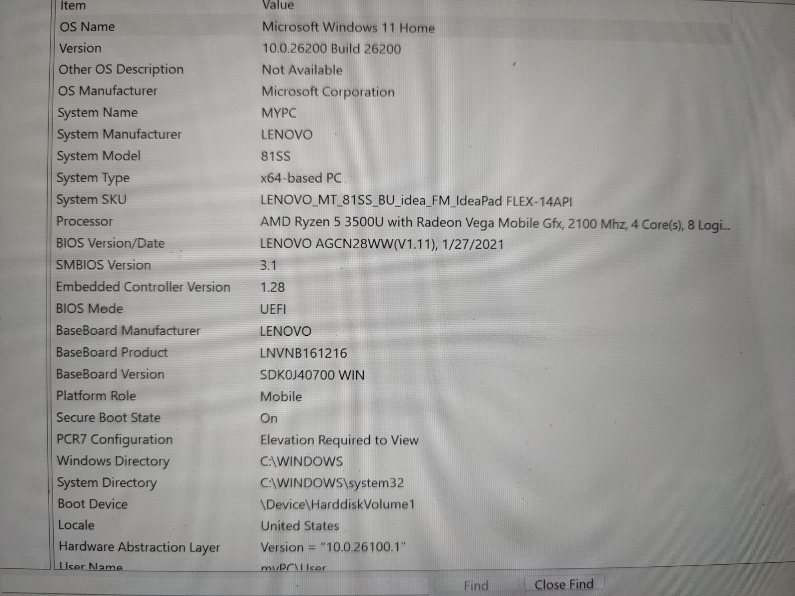Lenovo IdeaPad FLEX-14API 14″ 2 in 1 Ryzen 5 3500U 12GB RAM With Win License