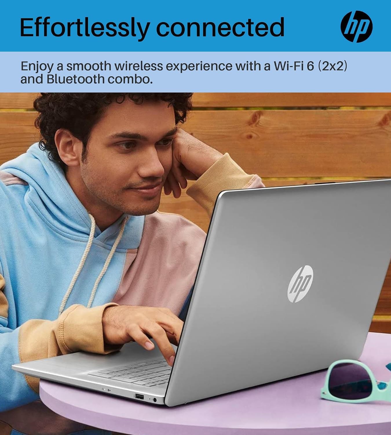 HP Laptop 17.3 in Touch screen 4.5GHz 6 core AMD Ryzen 5 16GB RAM 1TB SSD W11Pro
