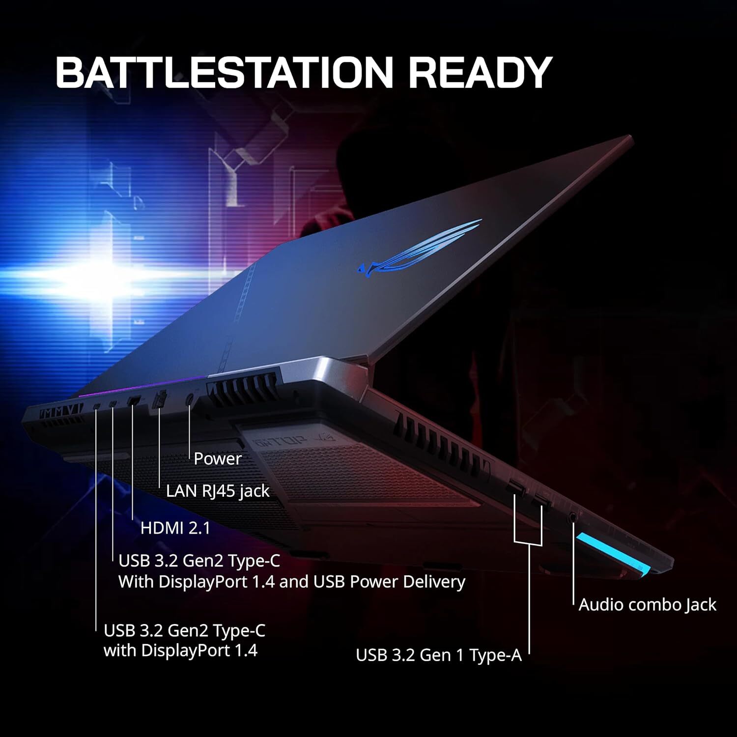 Asus ROG Strix G17 17.3 QHD Gaming Laptop AMD Ryzen 9 Geforce 64GB 4TB Win 11