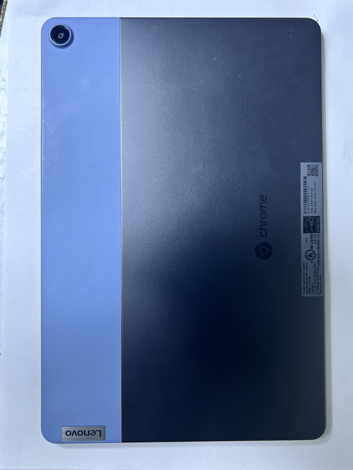 Lenovo IdeaPad Duet Chromebook CT-X636F 10.1″ (64GB) – Ice Blue + Iron Grey DEMO